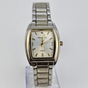 VTG Cerentino Women's Watch 25MM Gray Dial Gray Bracelet Bands 6.5" New Battery